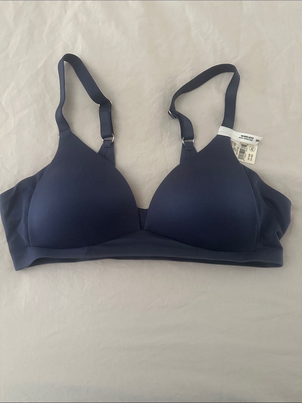 aerie Wireless T-Shirt Bra in Navy
